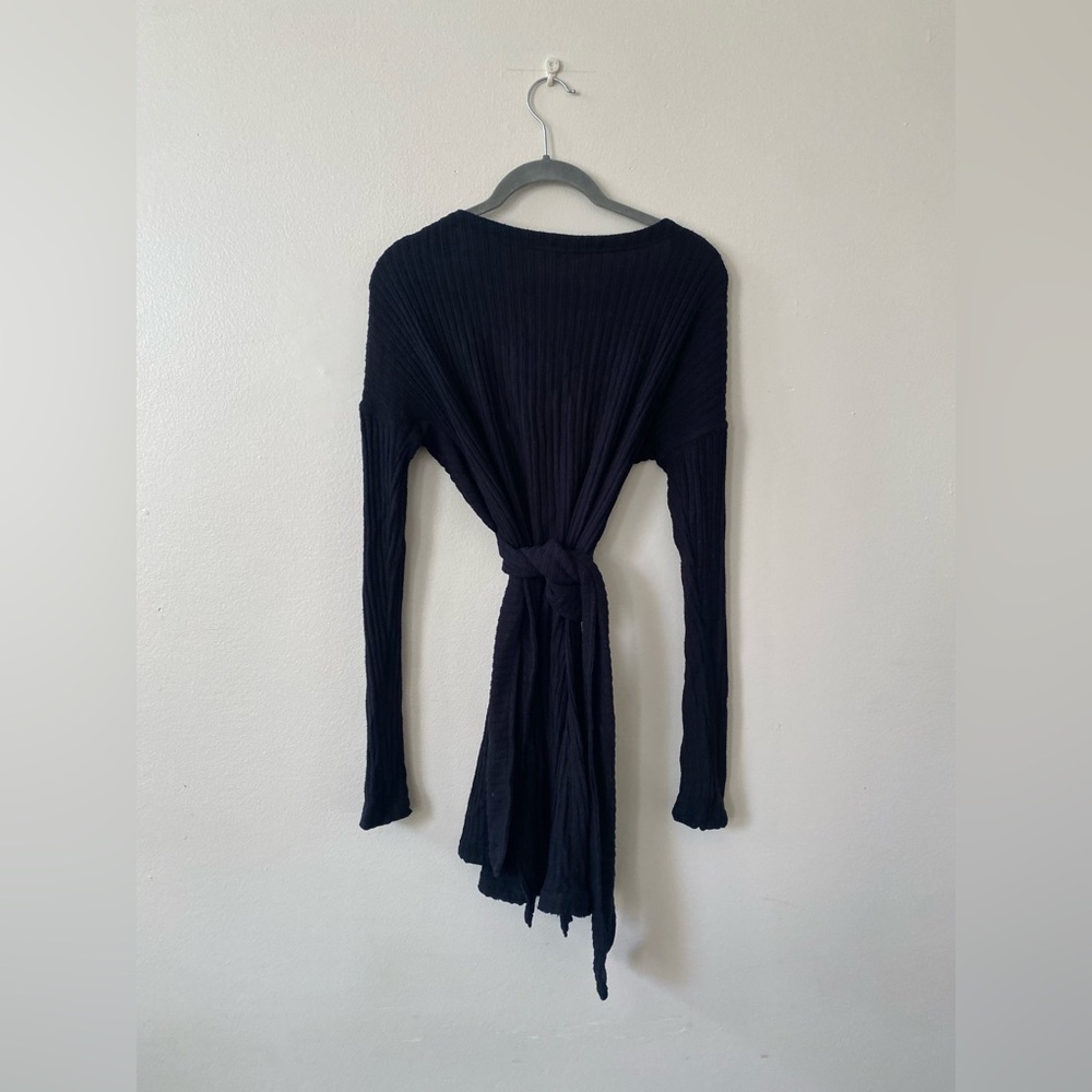 Free People Knit tunic with wrap waist